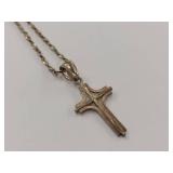Elegant 925 Sterling Silver Cross Necklace