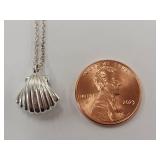Sterling Silver Pearl Pendant Necklace