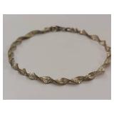 Twisted Italian Sterling Silver Bracelet