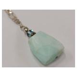 Sterling Silver Handcrafted Gemstone Pendant Necklace