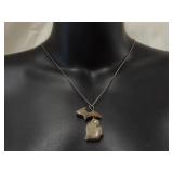 Petoskey Stone Michigan Necklace