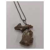 Petoskey Stone Michigan Necklace
