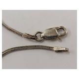 Sterling Silver Sandal Pendant on Italian Chain