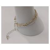 Elegant 925 Sterling Silver Multi-Strand Bracelet