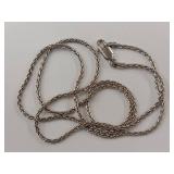 Italian Sterling Silver Rope Chain