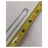 Italian Sterling Silver Rope Chain