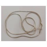 Sterling Silver Snake Chain Necklace