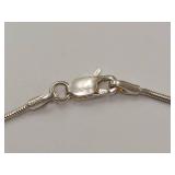 Sterling Silver Snake Chain Necklace