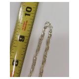 Italian Sterling Silver 925 Chain Necklace