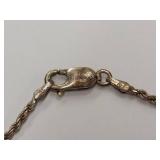 Vintage Italian Sterling Silver Rope Chain