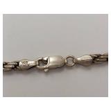 Italian 925 Silver Rope Chain Necklace