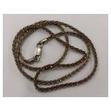 GM Designer Style Sterling Silver Chain Necklace