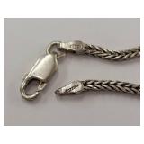Carezzio Sterling Silver Chain Necklace - Elegant
