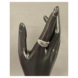 Sterling Silver Wave Ring