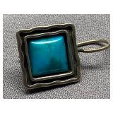 Vintage 925 Sterling Silver Turquoise Earrings