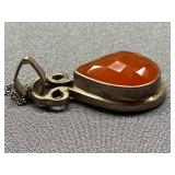 Vintage Sterling Silver 925 Pendant Necklace