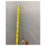 Vintage Sterling Silver 925 Pendant Necklace
