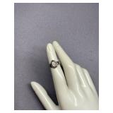 Vintage Sterling Silver 925 Oval Design Ring Unique Size 3