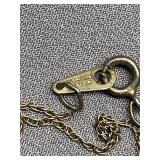 Crystal Pendant Necklace Sterling Silver 925