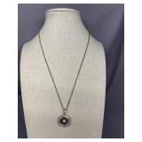 Sterling Silver 925 Sunburst Pendant