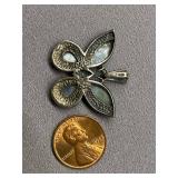 Sterling Silver 925 Butterfly Pendant
