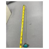 Sterling Silver 925 Turquoise Pendant