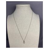 Sterling Silver 925 Minimalist Opal Necklace