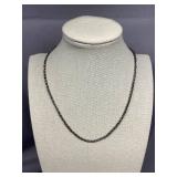 Vintage Bali Sterling Silver 925 Chain Necklace