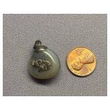 Elephant Stone Sterling Silver 925 Pendant