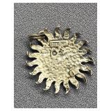 Sterling Silver 925 Sun Celestial Pendant