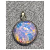 Opal Gemstone Pendant 925 Sterling Silver