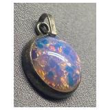 Opal Gemstone Pendant 925 Sterling Silver