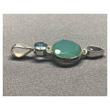 Sterling Silver 925 Gemstone Pendant
