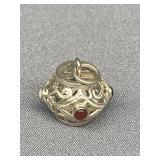 Ornate Filigree Sterling Silver 925 Charm Pendant