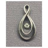 Sterling Silver 925 Loop Pendant