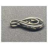 Sterling Silver 925 Loop Pendant