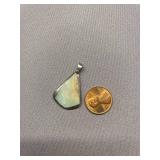 Sterling Silver 925 Opal Pendant