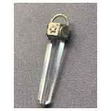 Sterling Silver 925 Quartz Crystal Pendant