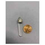 Sterling Silver 925 Quartz Crystal Pendant