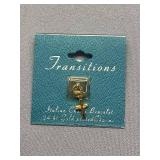 Transitions 24k Gold Plated Italian Bracelet Charm