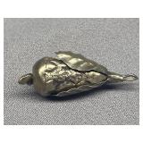 Vintage Pear-Shaped Sterling Silver 925 Pendant
