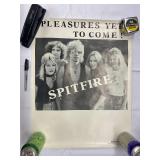 Vintage Spitfire Band Poster 80s Memorabilia