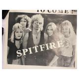 Vintage Spitfire Band Poster 80s Memorabilia