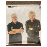 Collectible Poster of Iconic Musicians-Moody Blues