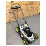 RYOBI 40V HP Brushless 20 in. Cordless Battery Walk Behind Push Lawn Mower Model # RY401017VNM - Tool Only