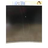 Lot of 3 - Sanus 34" Steel Cases on Casters with Stereo Mixers and a Cracked Samsung 49" Monitor