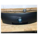 Lot of 3 - Sanus 34" Steel Cases on Casters with Stereo Mixers and a Cracked Samsung 49" Monitor