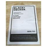 BLACK+DECKER 9 AMP 140 MPH 450 CFM Corded Electric Handheld Axial Leaf Blower Model # BEBL750