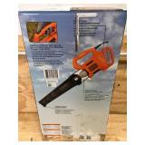 BLACK+DECKER 9 AMP 140 MPH 450 CFM Corded Electric Handheld Axial Leaf Blower Model # BEBL750