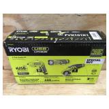 RYOBI USB Lithium 3-Tool Cordless Combo Kit with 2.0 Ah Battery and Charging Cable Model # FVK101K1